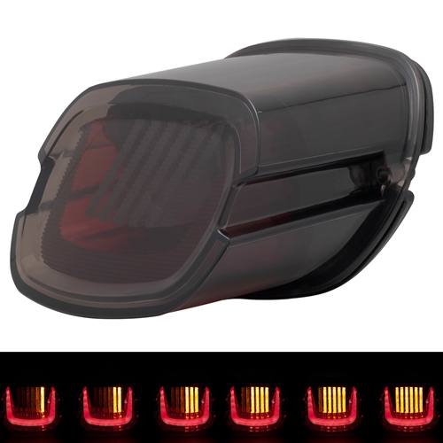 HOGWORKZ® Uproar Sequential LED Taillight w/out Plate Light | Smoked