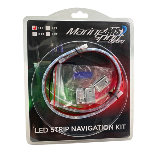 Marine Sport Lighting Marine Vessel 12 Inch LED Strip Starboard and Port sidelight Nav Kit 