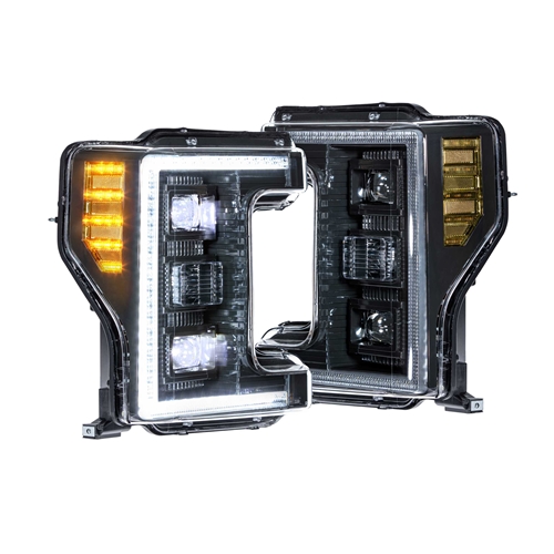 Morimoto XB Hybrid LED Headlights: Ford Super Duty (17-19) (Pair | ASM)