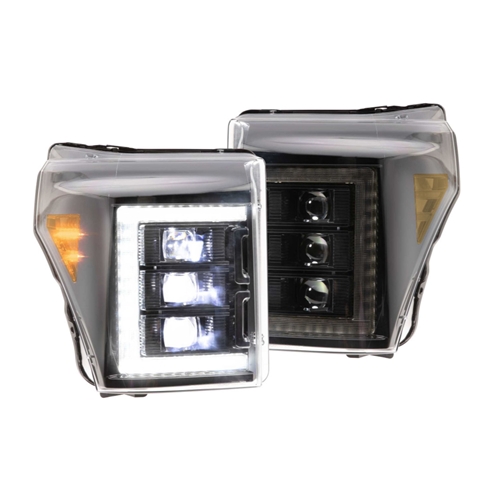 Morimoto XB LED Headlights: Ford Super Duty (11-16) (Pair | White DRL)