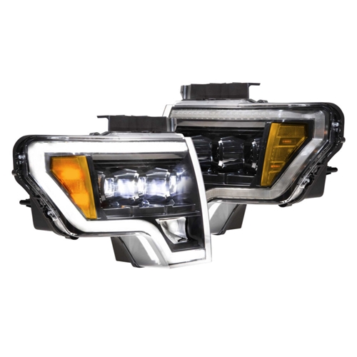 Morimoto XB LED Headlights: Ford F150 (09-14) (Pair | ASM | White DRL)