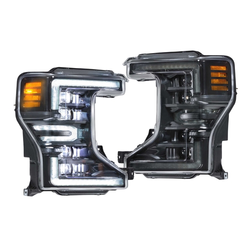 Morimoto XB LED Headlights: Ford Super Duty (2020+) (Pair | ASM | White DRL)