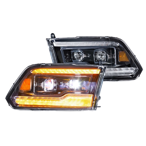 Morimoto XB LED Headlights: Dodge Ram (09-18) (Pair | Amber DRL)