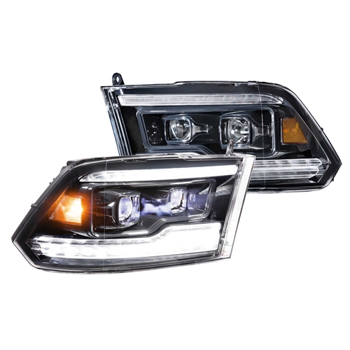 Morimoto XB LED Headlights: Dodge Ram (09-18) (Pair | White DRL | ASM)