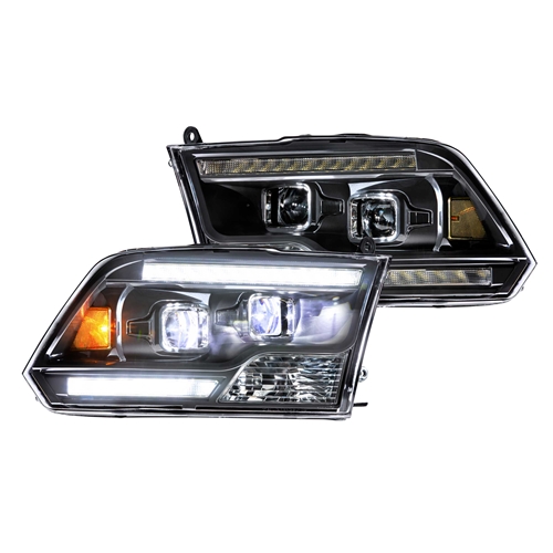 Morimoto XB Hybrid LED Headlights: Dodge Ram (09-18) (Pair | ASM)