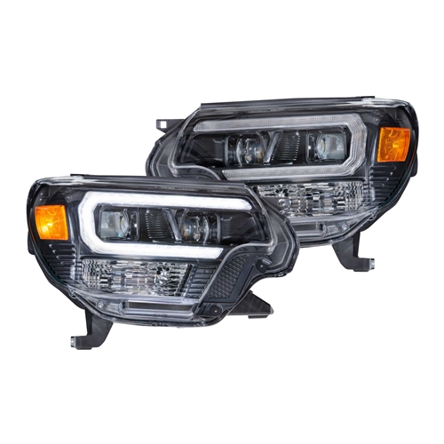 Morimoto XB Hybrid LED Headlights: Toyota Tacoma (12-15) (Pair | Smoked)