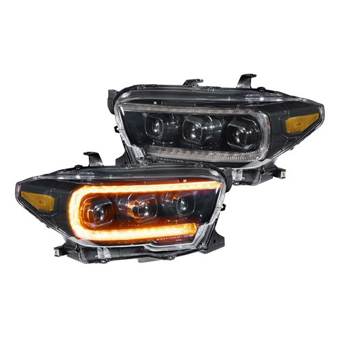Morimoto XB LED Headlights: Toyota Tacoma (16-20) (Pair | ASM | Amber DRL) (Gen 2)
