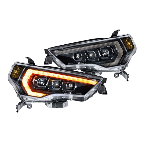 Morimoto XB LED Headlights: Toyota 4Runner (14-22) (Pair | ASM | Amber DRL) (Gen 2)