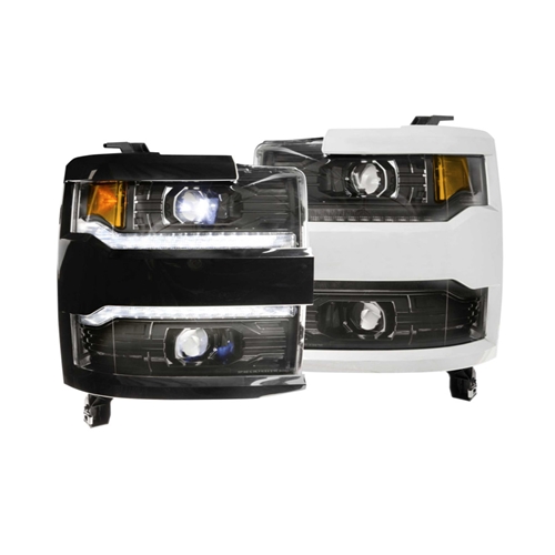Morimoto XB LED Headlights: Chevrolet Silverado HD (15-19) (Pair | ASM)