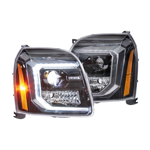 Morimoto XB Hybrid LED Headlights: GMC Yukon (07-14) (Pair | ASM)