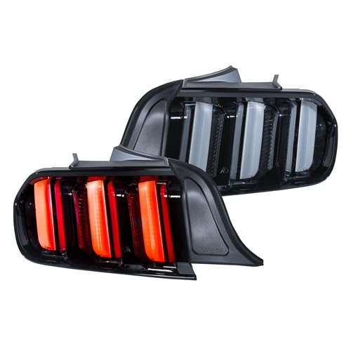 Morimoto XB LED Tails: Ford Mustang (15-22) (Pair | Clear | Amber Seq )