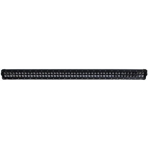 Race Sport Lighting 50 Inch Blacked Out Series LED Light Bar Straight Double Row Silver Combo Flood/Beam Straight Hi Performance 
