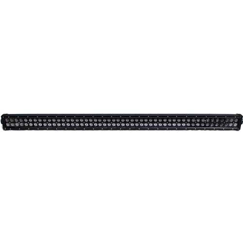 Race Sport Lighting 52 Inch Blacked Out Series LED Light Bar Straight Double Row Silver Combo Flood/Beam Straight Hi Performance 
