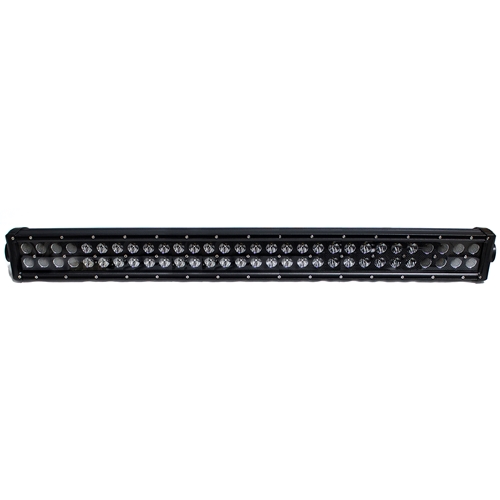 Race Sport Lighting 30 Inch Blacked Out Series LED Light Bar Straight Double Row Silver Combo Flood/Beam Straight Hi Performance  